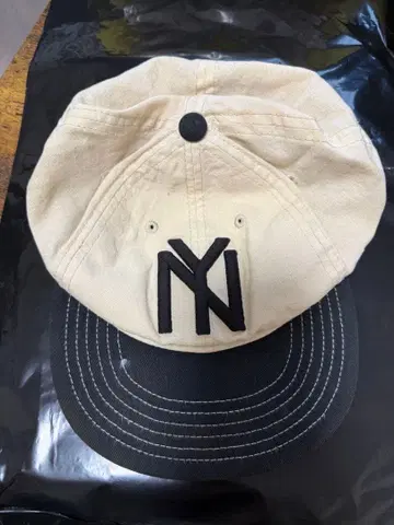 아메리칸 니들 NY 로고 자수 야구 모자