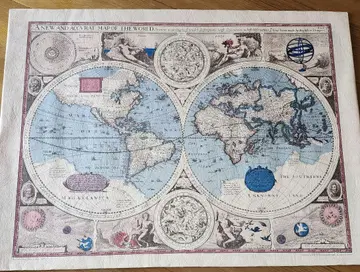세계 지도 AN ANCIENT MAP OF THE WORLD