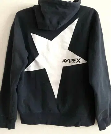 AVIREX 후드티 블랙