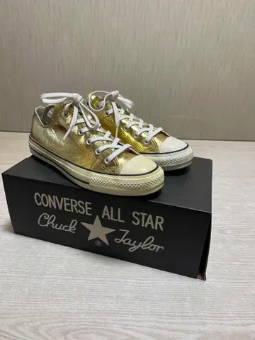 CONVERSE Chuck Taylor 골드 스니커즈