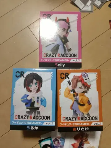 GIGO 한정판 CRAZYRACCOON 피규어 Selly 아리사카 우루카