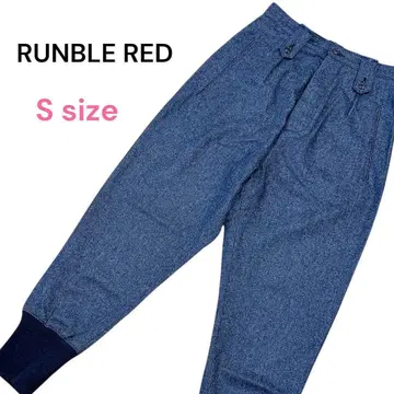 [ 새상품급 ] RUMBLE RED 울 혼방 조퍼즈 팬츠 S 남성용 고급