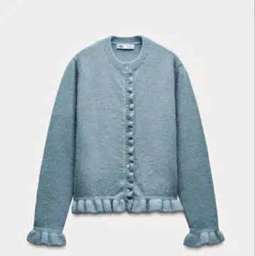 ZARA 가디건 블루