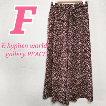 E-world gallery PEACE 플레어 와이드 팬츠 F