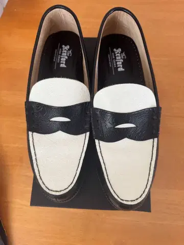 Kenford 로퍼 화이트/블랙 28cm