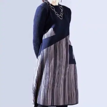Sawa alamode 여성용 튜닉 네이비