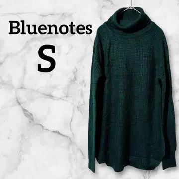 새상품급 Bluenotes 다크 그린 터틀넥 스웨터 S/P