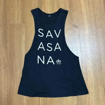 [] alo yoga 탱크탑 슬리브리스 튜닉 블랙