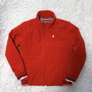 르꼬끄 골프 블루종 충전솜 자켓 지퍼 빨간색 골프웨어