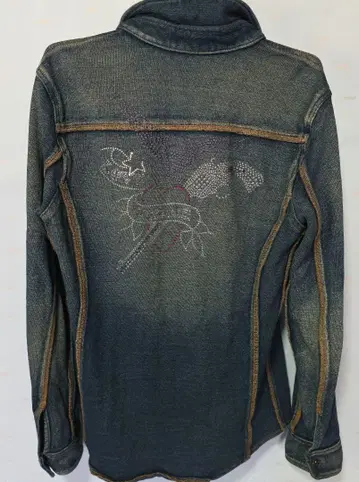 로아 roar 스와로브스키 크로스건 데님 자켓 G 자켓 4 XL