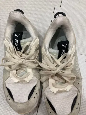 PUMA RS-X 스니커즈 화이트/그레이