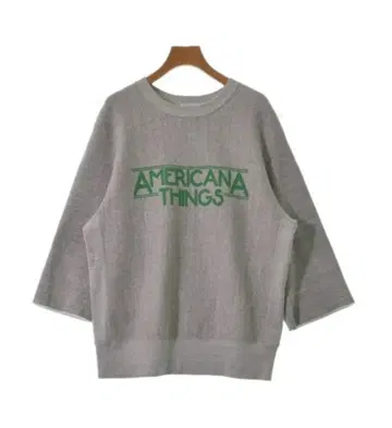 그레이 AMERICANA THINGS 맨투맨