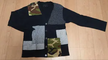 SOPHNET. 패치워크 가디건 M 사이즈 키요나가 후지와라 히로시