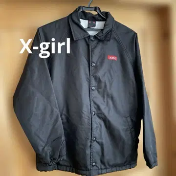 x-girl 블랙 점퍼