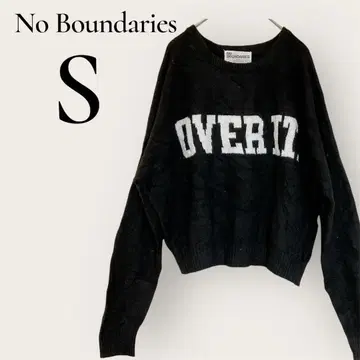 USA 구제 의류 No Boundaries [ S ] 블랙 니트 스웨터