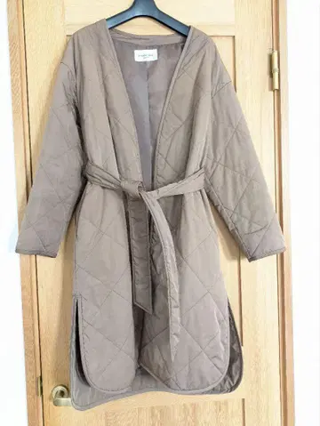 le.coeur blanc 퀼팅 자켓 브라운