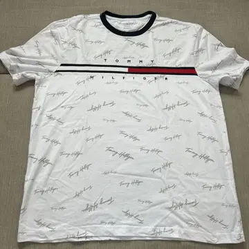 TOMMY HILFIGER 화이트 T셔츠 XL
