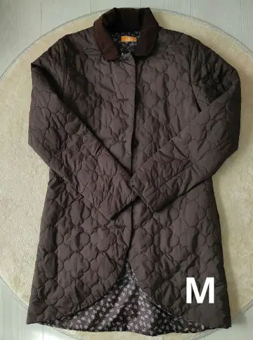 브라운 퀼팅 자켓