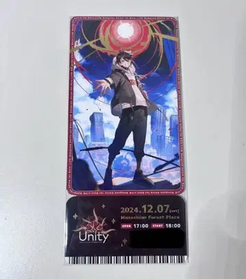 니지산지 사에구사 아키나 솔로 라이브 Unity 팬클럽 메모리얼 티켓