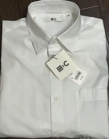 유니클로C 브로드 오버사이즈 셔츠 S 화이트