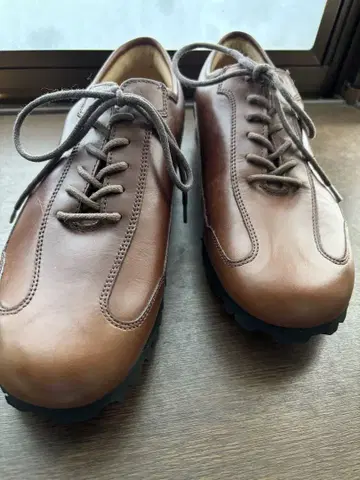 CEDAR-CREST 가죽 스니커즈 brown 26.0 미사용 새상품급