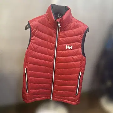 Helly Hansen 빨간색 다운 베스트 S