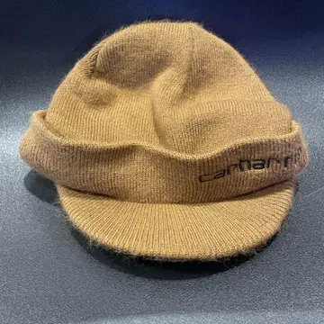 Carhartt 브라운 니트 모자