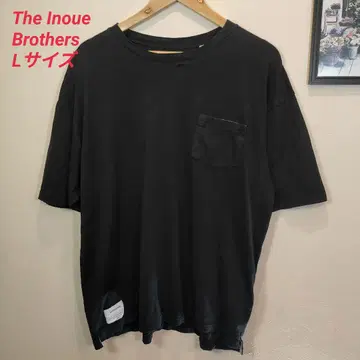 The Inoue Brothers 피마 코튼 블랙 T셔츠 L