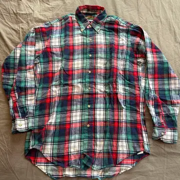 CLEVE 체크 플란넬 셔츠 made in USA