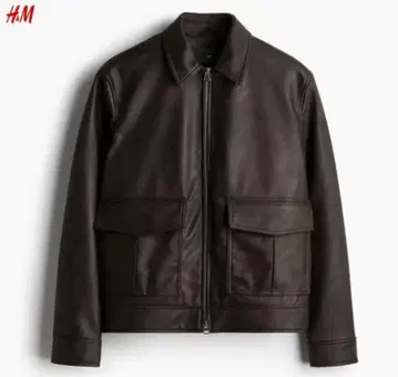 H&M 레귤러핏 코팅 자켓
