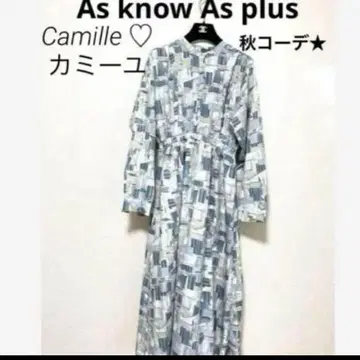 [새상품급] [넉넉하게] 아즈노아즈 플러스 원피스 셔츠 원피스