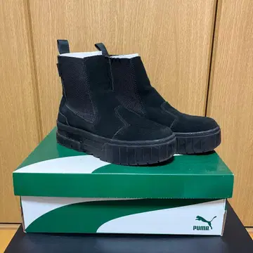 PUMA 사이드 고어 부츠 블랙 스니커즈