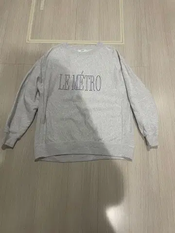 슬로브 이에나 LE METRO 맨투맨 맨투맨 그레이
