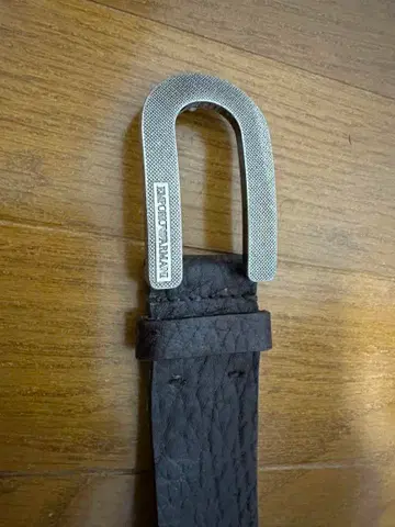 엠포리오 아르마니 가죽 벨트 다크 브라운