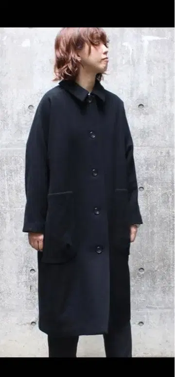 yuni 멜톤 슈퍼100 라지 돌먼 코트