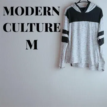 새상품급 얇은 소재 MODERN CULTURE 후드 부착 후드티 M