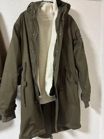STEEL BRAWN 남성용 모즈 코트 L 사이즈