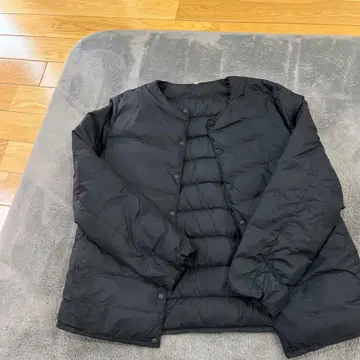 블랙 다운 자켓 XL