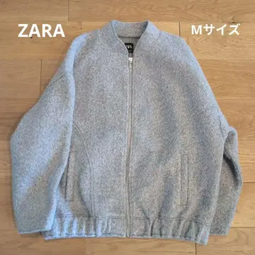 ZARA 부클레 오버사이즈 봄버 자켓 M 사이즈