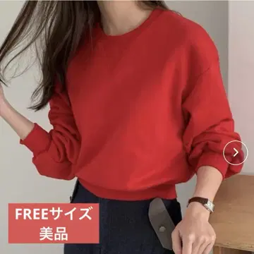 [ 새상품급 ] 크롭 맨투맨 상의 / 숏 기장 맨투맨 긴팔