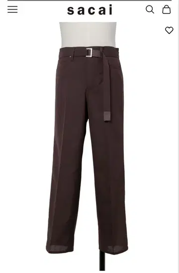 sacai Suiting Pants 25AW 사카이 슬랙스