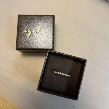 agete k10 반지