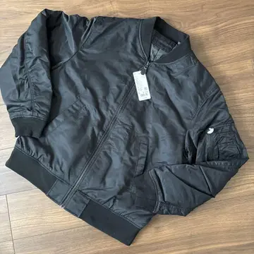 새상품 택 포함 UNIQLO MA-1 블루종 블랙 L