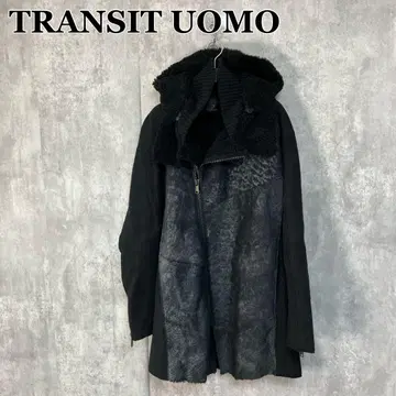 TRANSIT UOMO 니트 무스탕 라이더 스코트 S