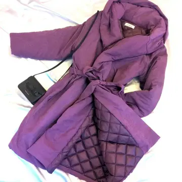 CHILE 후드 부착 퍼플 로브 자켓