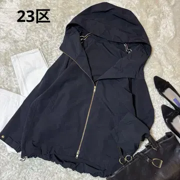 새상품급*23구 피치 타프타 마운틴 후드티 자켓 네이비 넉넉한