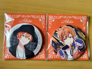 프로세카 시노노메 아키토 해피 콜렉션 벌스데이 금박 캔뱃지 2개 세트