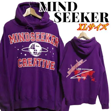 MINDSEEKER 마인드 시커 빅 로고 지구 아스 후드티 XL