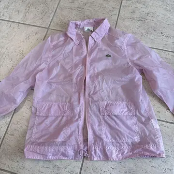 LACOSTE 핑크 집업 자켓 42