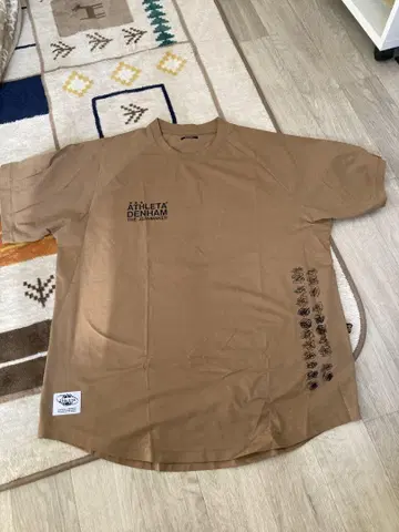 ATHLETA DENHAM 한정판 브라운 T셔츠